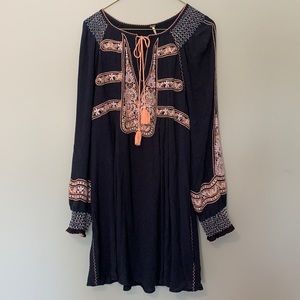 Free People Embroidered Tunic- L